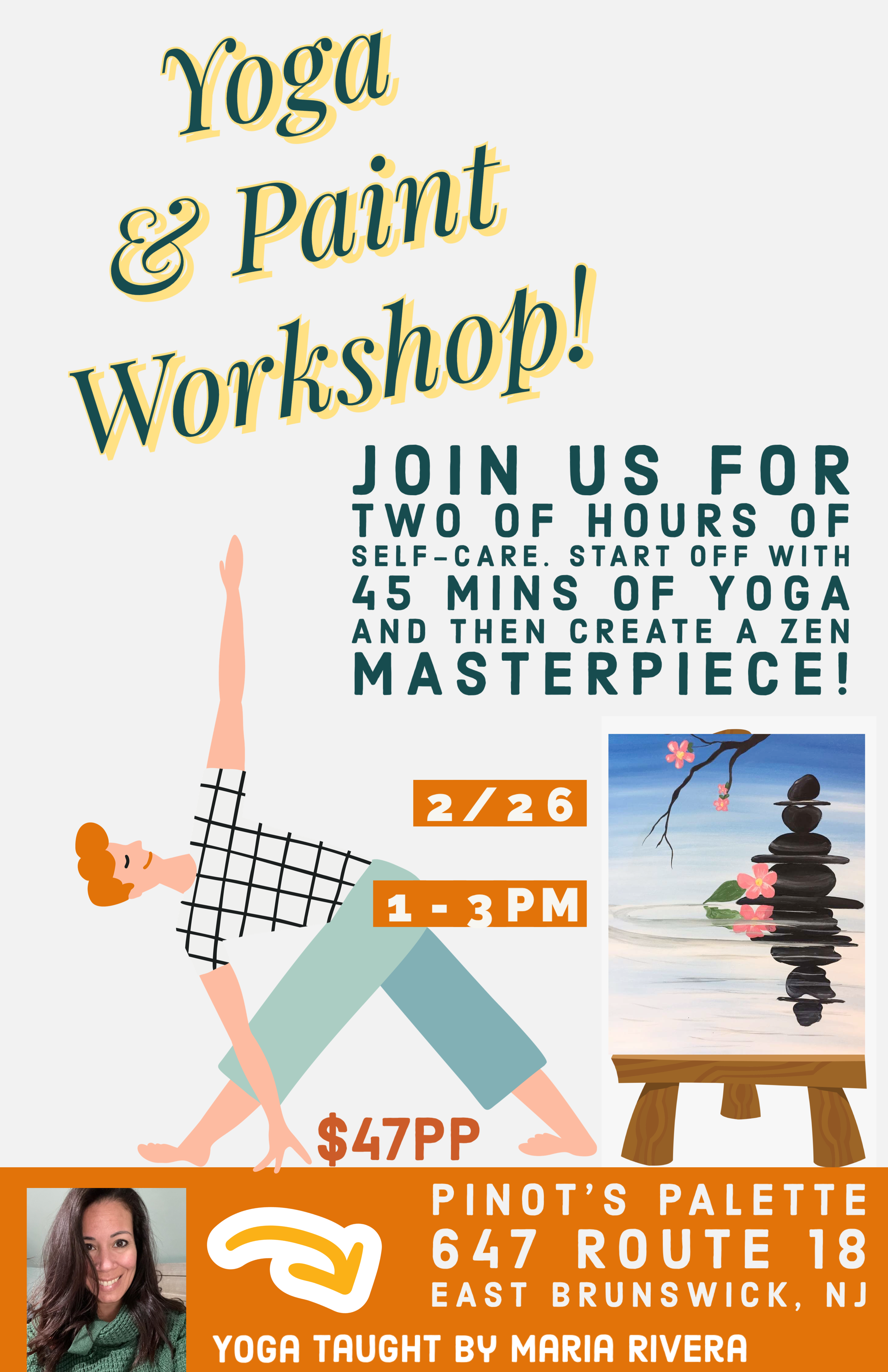 Yoga & Paint Workshop!
